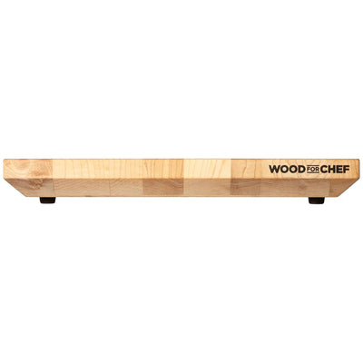 WoodForChef Heritage Maple End Grain Cutting Board W Mineral Oil (Open Box)