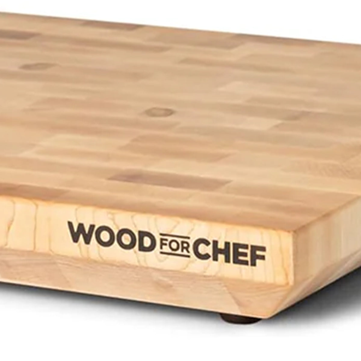 WoodForChef Heritage Maple End Grain Cutting Board W Mineral Oil (Open Box)