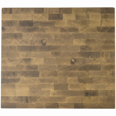 WoodForChef Heritage Cherry End Grain Cutting Board with Feet and Mineral Oil