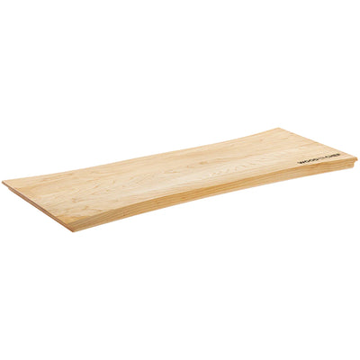 WoodForChef Maple Live Edge Hardwood Charcuterie Board, 24 x 9 Inches