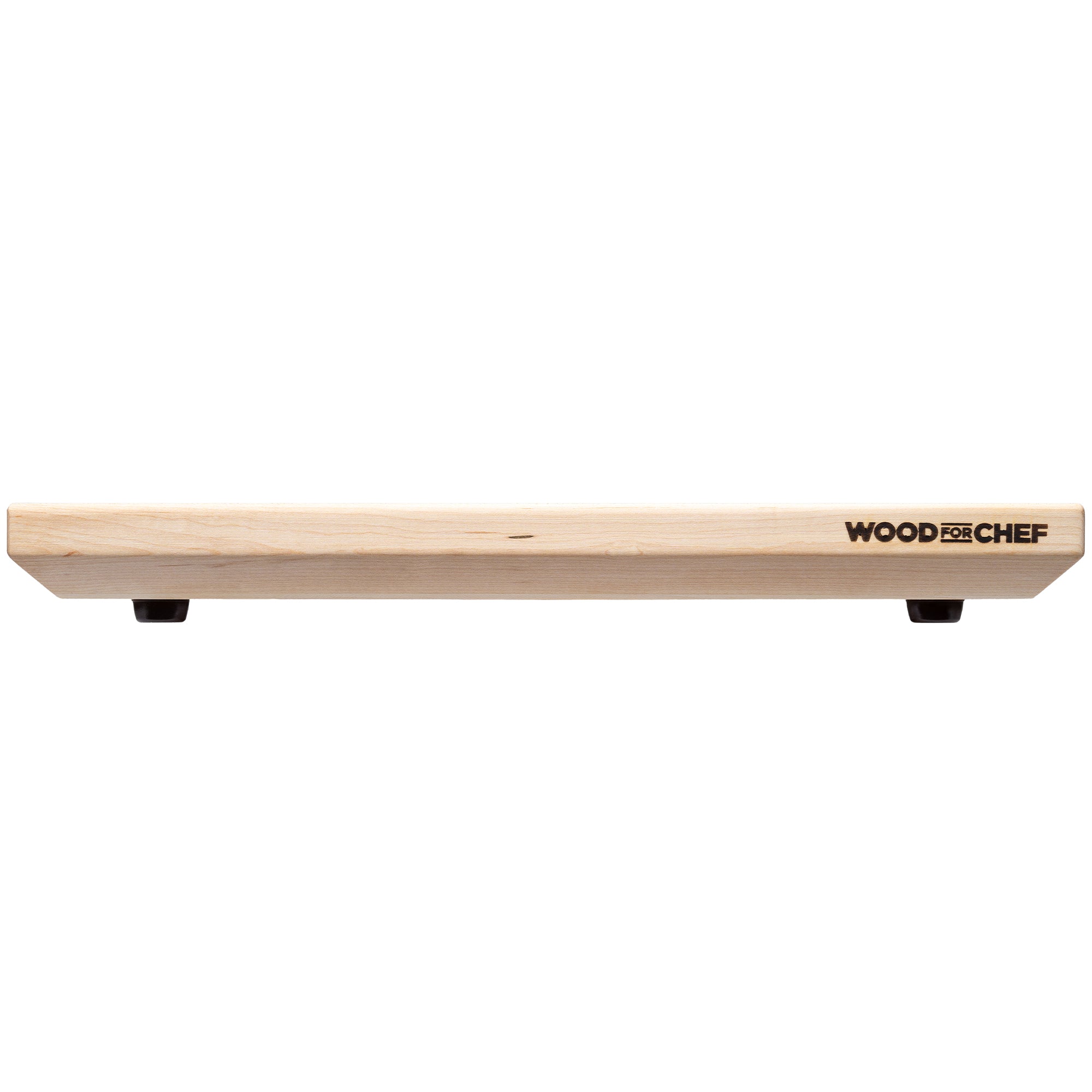 WoodForChef Alto Maple Wood Cutting Board with Non-Slip Feet, 18" x 16" x 1.5"