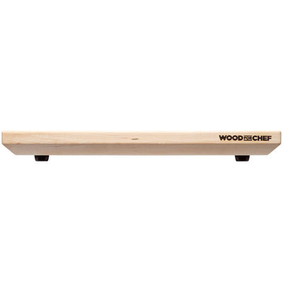 WoodForChef Alto Maple Wood Cutting Board with Non-Slip Feet, 18" x 16" x 1.5"