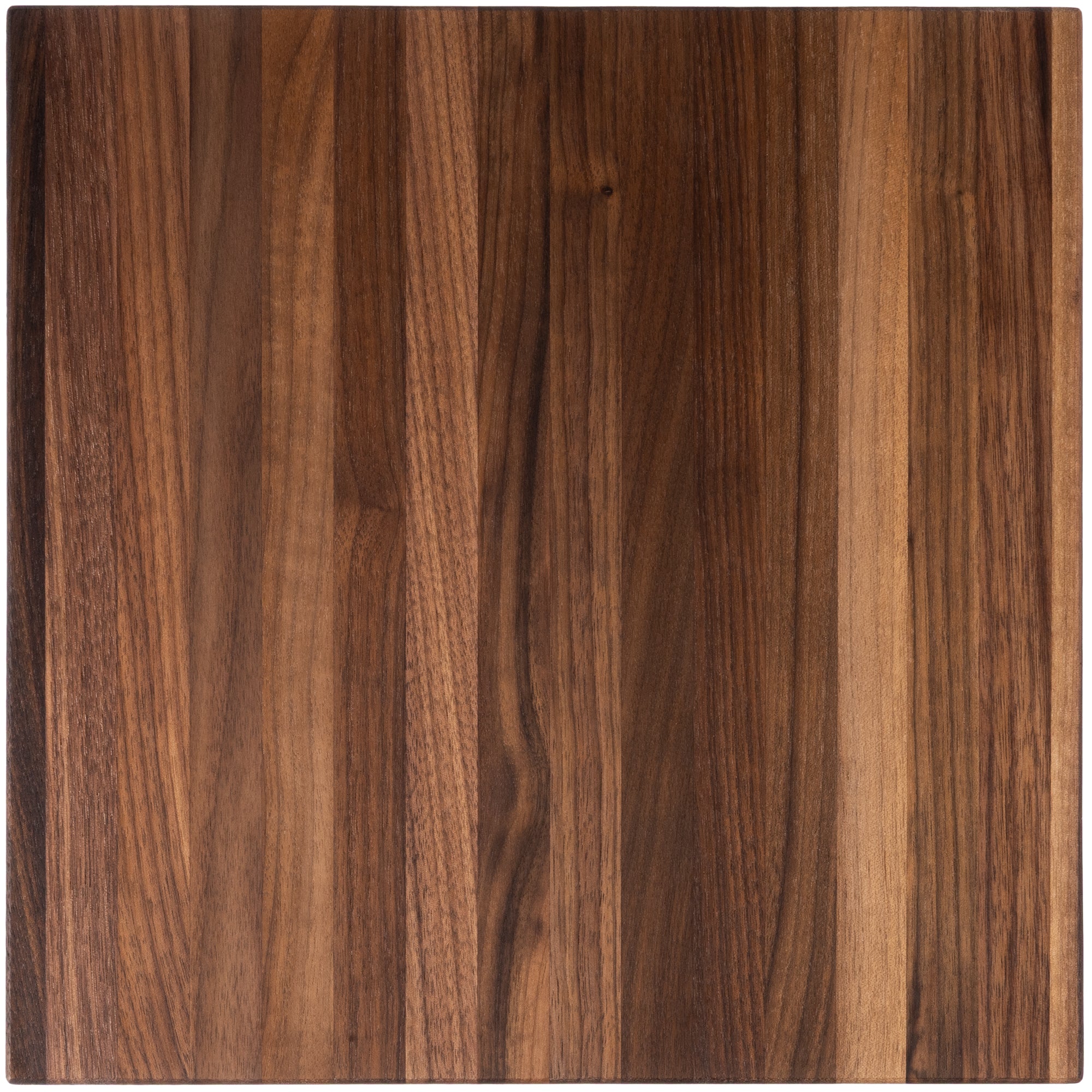 WoodForChef Alto Walnut Wood Cutting Board with Non-Slip Feet, 12" x 12" x 1.5"
