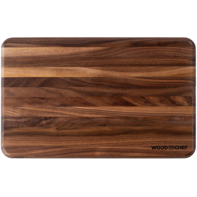 WoodForChef Mizu Maple Edge Grain Cutting Board for Kitchen, 20" x 10" x 1.10"
