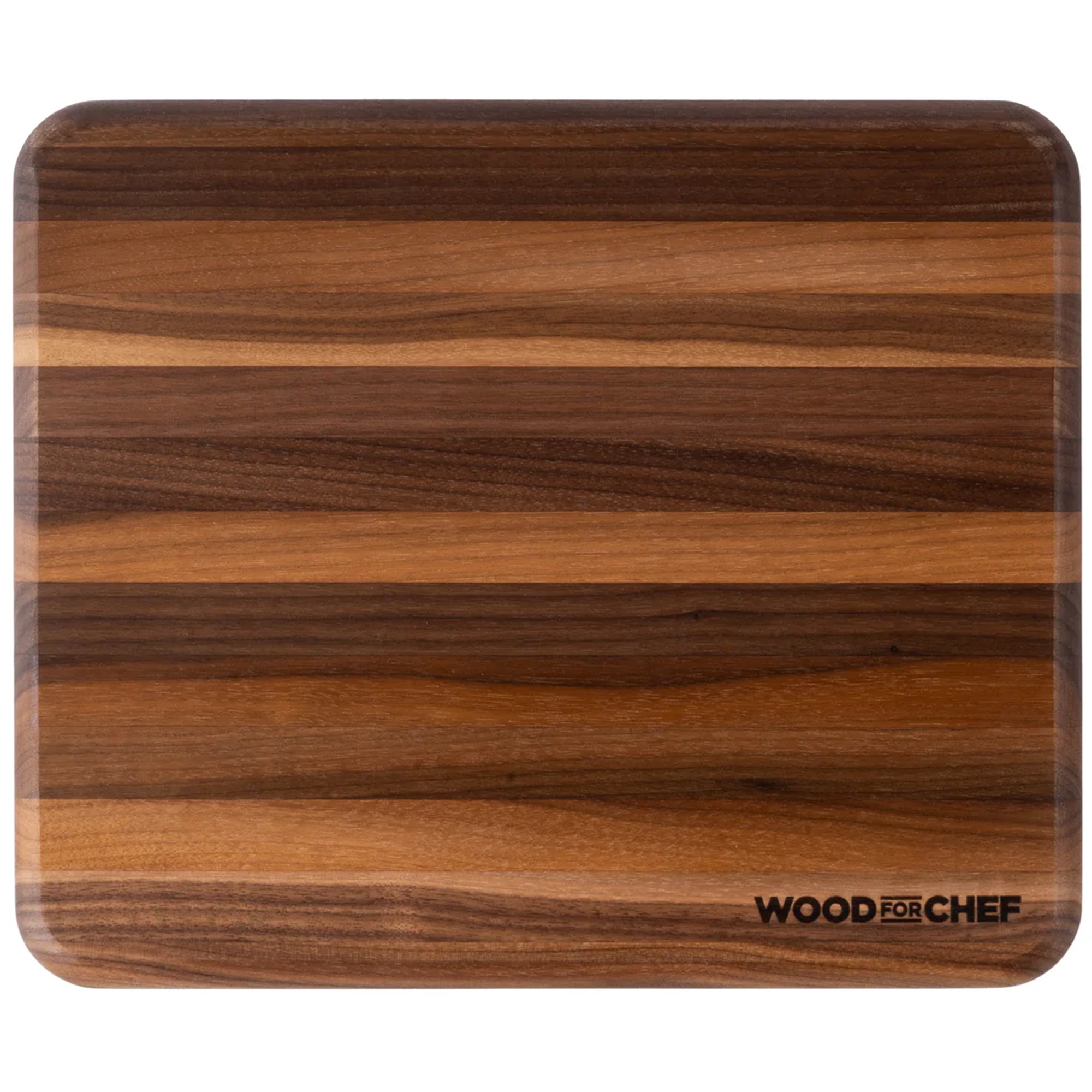 WoodForChef Mizu Walnut Edge Grain Cutting Board for Kitchen, 20" x 10" x 1.10"