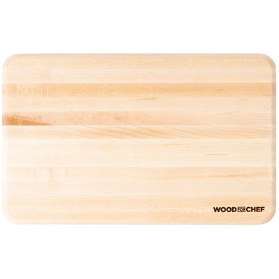 WoodForChef Mizu Walnut Edge Grain Cutting Board for Kitchen, 16" x 10" x 1.10"