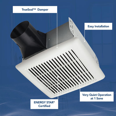 Broan-NuTone AE110 Roomside Exhaust Fan for Bathroom, No Light, 110 CFM, White