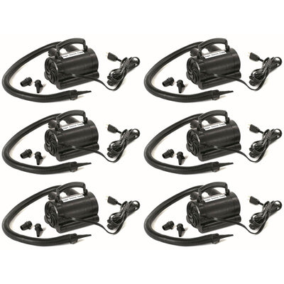 Swimline 110V Electric Swimming Pool Inflatable Raft Inflator Air Pump (6 Pack)