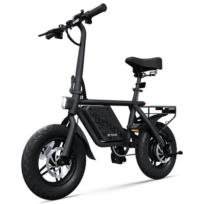 Jetson Atlas Pro Fat Tire Electric Bike with 14" Tires and 15.5 MPH Top Speed