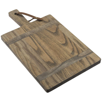 J.K. Adams Ash Artisan Plank, Wooden Serving Board Tray w/ Handle, 15.5" x 8.5" - VMInnovations