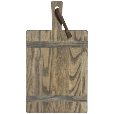 J.K. Adams Ash Artisan Plank, Wooden Serving Board Tray w/ Handle, 15.5" x 8.5" - VMInnovations