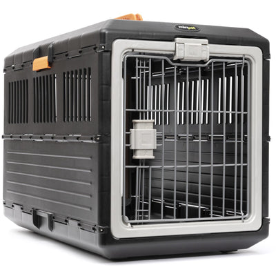 Mirapet Pet Carrier, Collapsible Crate for Large Dogs or Cats, 26", (Open Box)