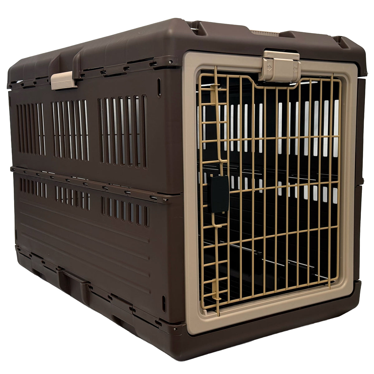 Mirapet Pet Carrier, Collapsible Crate for Large Dogs or Cats, 35", (Open Box)