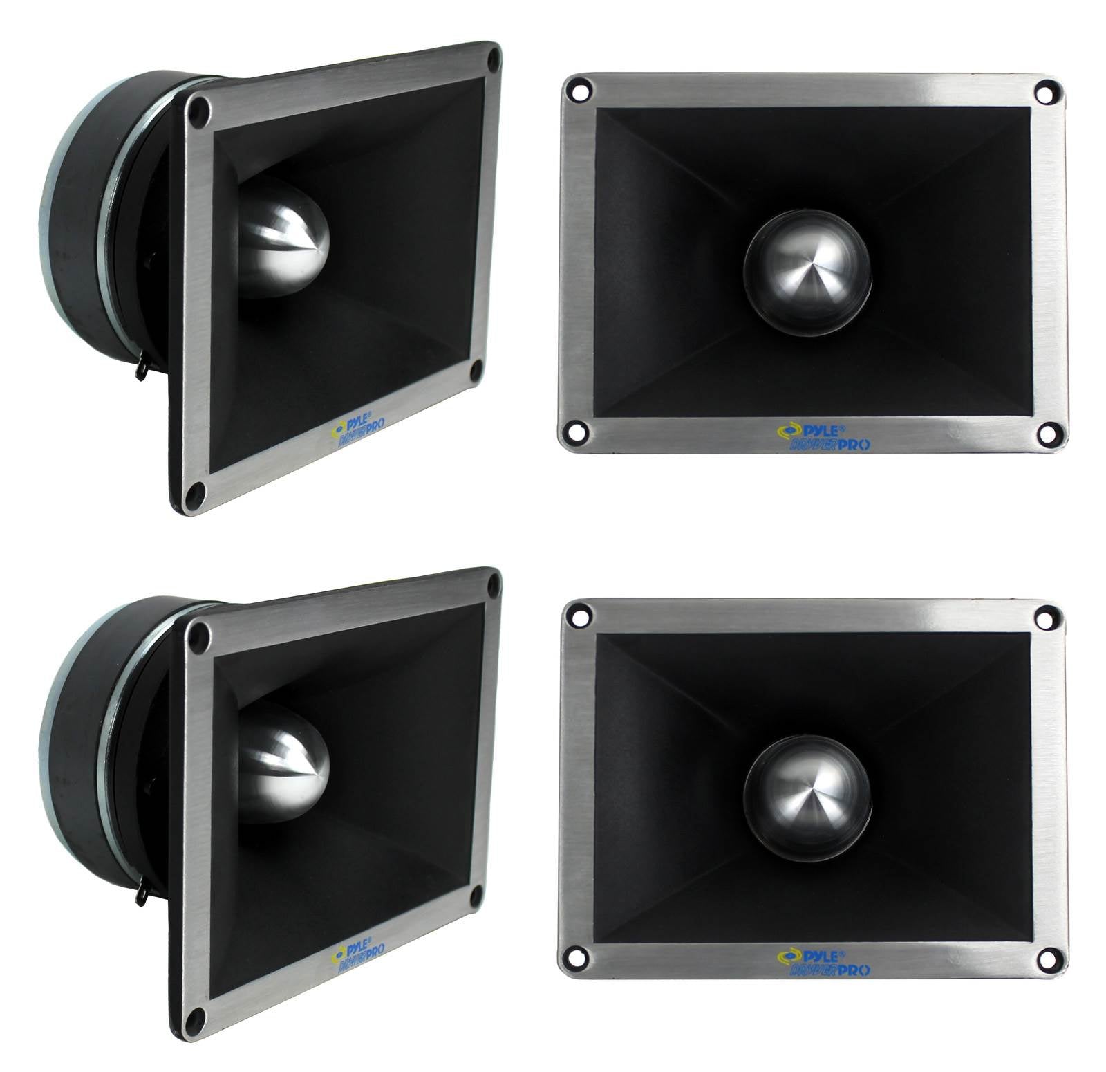 4) NEW PYLE PRO PDBT78 2" 2800 Watt Super Titanium Bullet Horn DJ Audio Tweeters