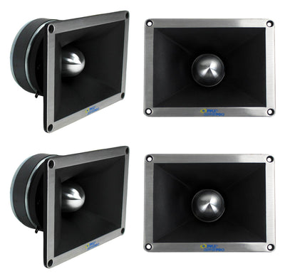 4) NEW PYLE PRO PDBT78 2" 2800 Watt Super Titanium Bullet Horn DJ Audio Tweeters