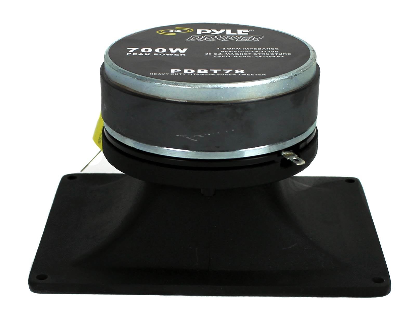 4) NEW PYLE PRO PDBT78 2" 2800 Watt Super Titanium Bullet Horn DJ Audio Tweeters