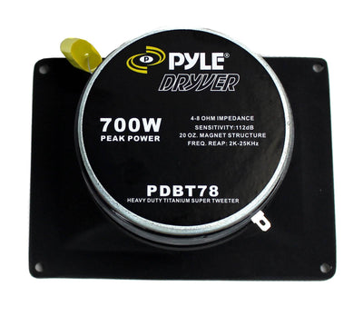 4) NEW PYLE PRO PDBT78 2" 2800 Watt Super Titanium Bullet Horn DJ Audio Tweeters
