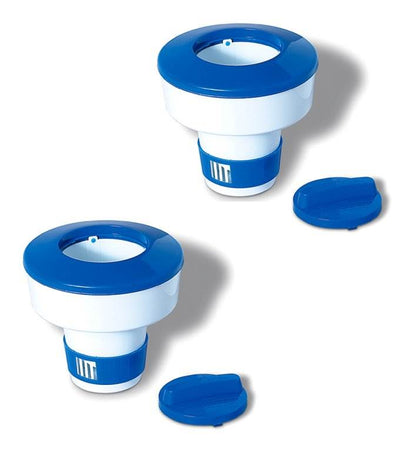 Swimline Hydrotools 8725 Pool Adjustable Floating Chlorine Dispenser, 2-Pack - VMInnovations