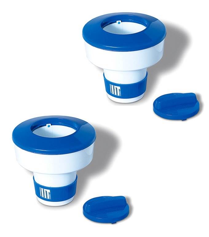Swimline Hydrotools 8725 Pool Adjustable Floating Chlorine Dispenser, 2-Pack - VMInnovations