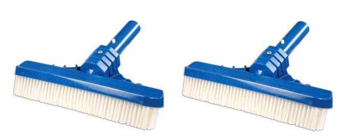 2 Hydrotools 8235 Swimming Pool 10" Pro Floor Wall Brushes with Nylon Bristles
