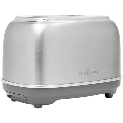 Haden Heritage 2-Slice Wide-Slot Toaster w/ Crumb Tray, Stainless Steel/Chrome