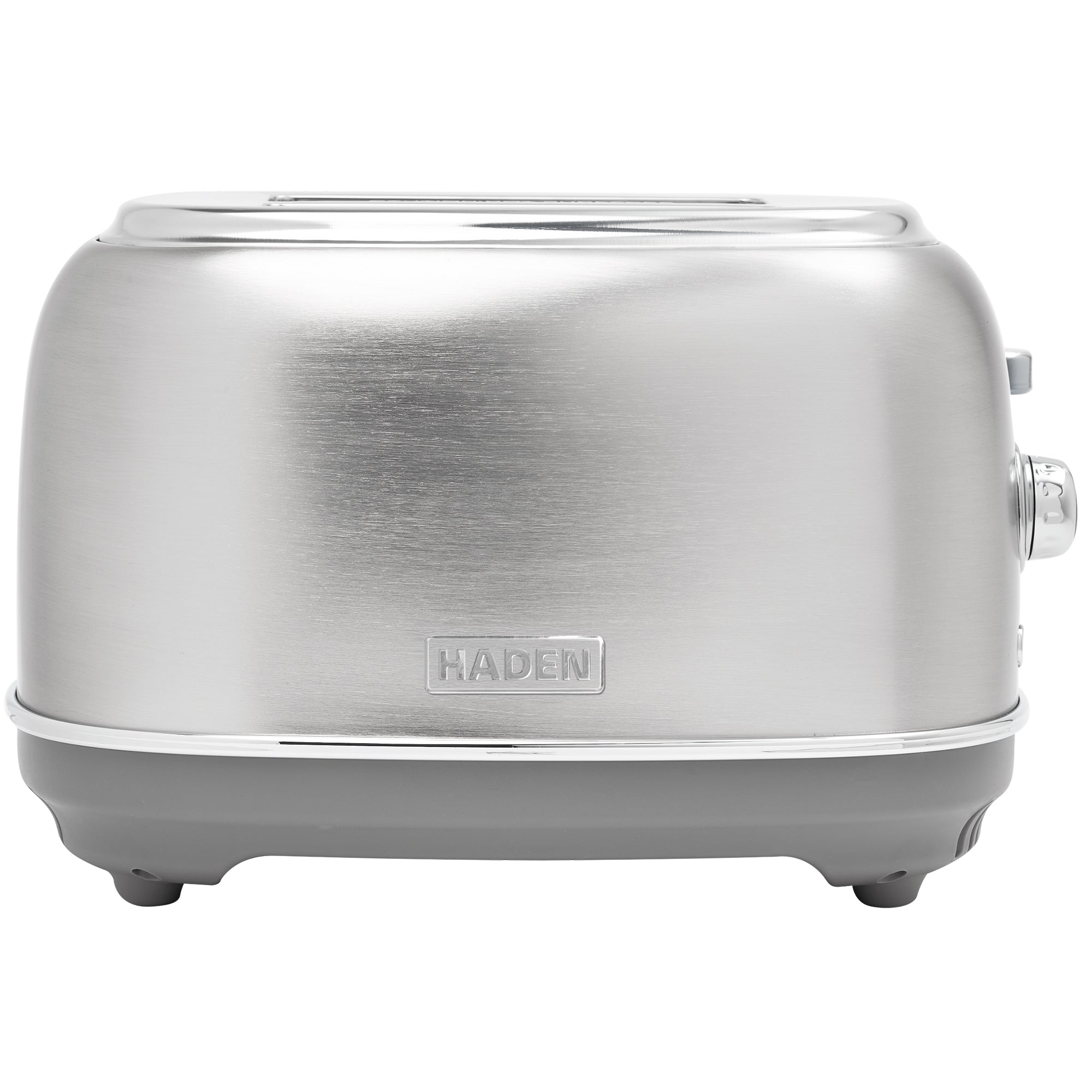 Haden Heritage 2-Slice Wide-Slot Toaster w/ Crumb Tray, Stainless Steel/Chrome