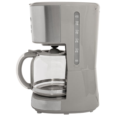 Haden 12 Cup Programmable Drip Coffee Maker with Timer, Stainless Steel/Chrome