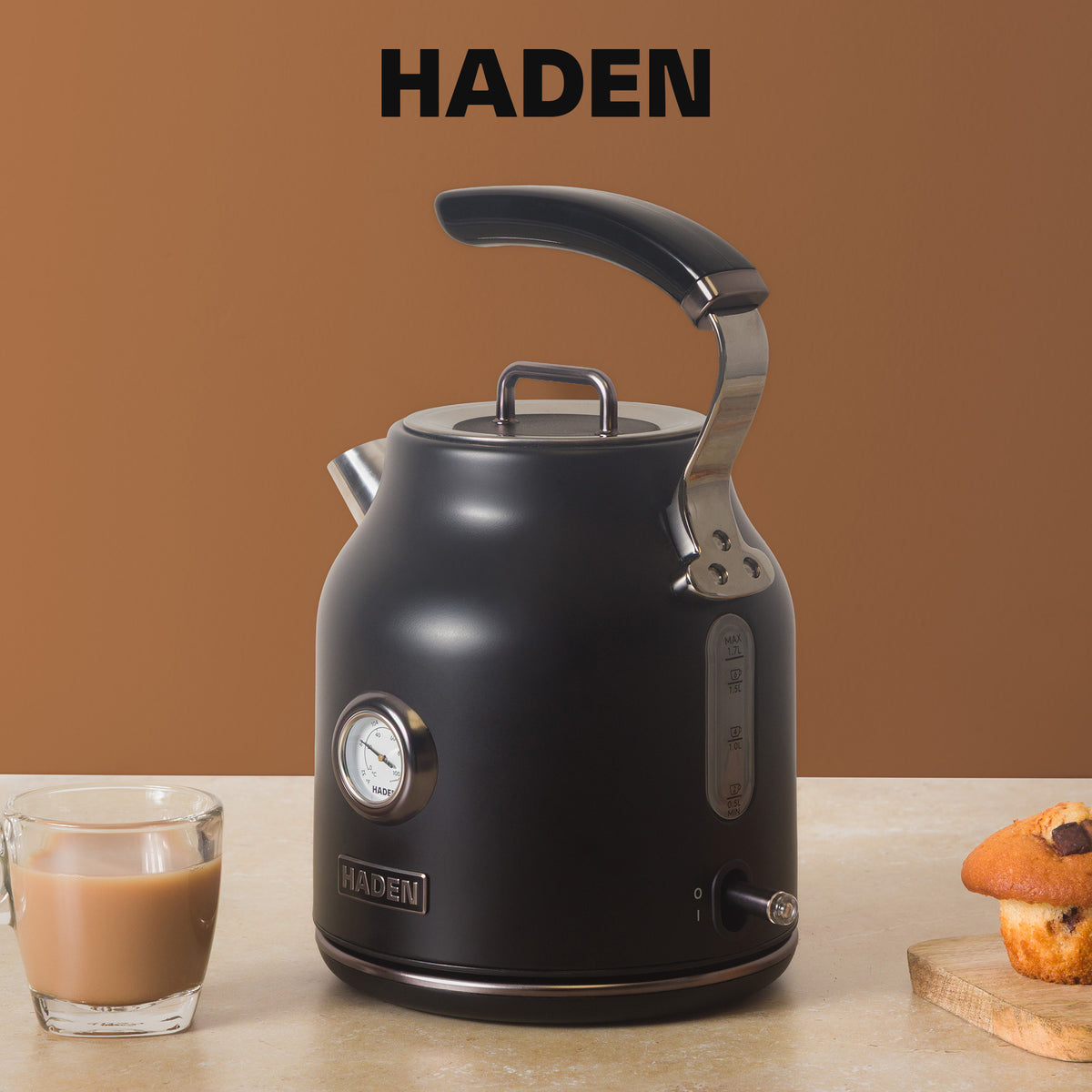Haden Dorset 1.7L Cordless Electric Tea Kettle with Auto Shut-Off, (Open Box)