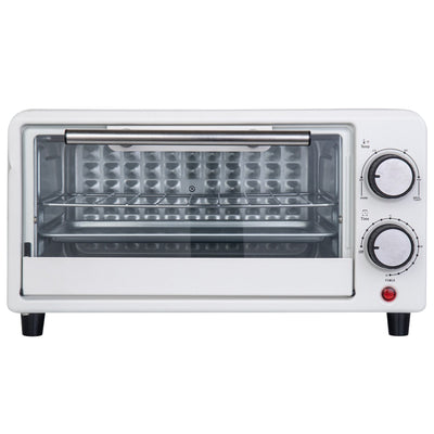Kitchen Elite Compact Countertop Toaster Oven w Stainless Steel Tray (Open Box)
