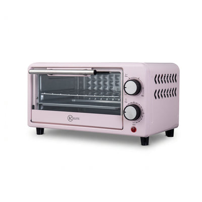 Kitchen Elite Compact Countertop Toaster Oven w Stainless Steel Tray, (Open Box)