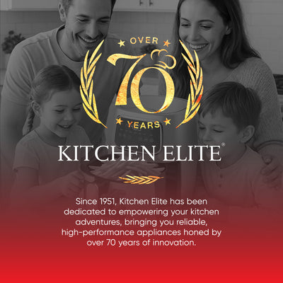 Kitchen Elite 5.5 Qt Digital Air Fryer, Countertop Cooker w/ LED Screen, Green (Open Box)