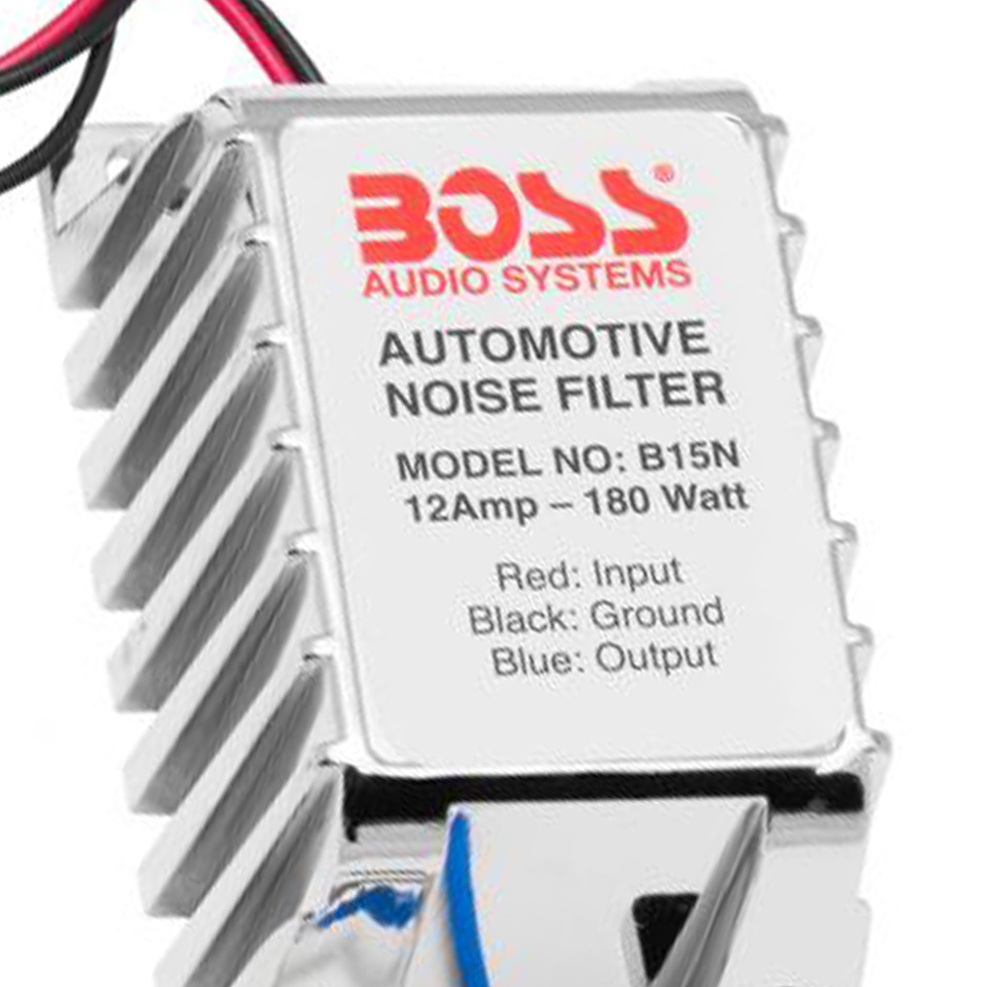 BOSS Audio B15N 12 Amp 180W Car Radio/Amplifier Noise Suppressor Audio 12V B15