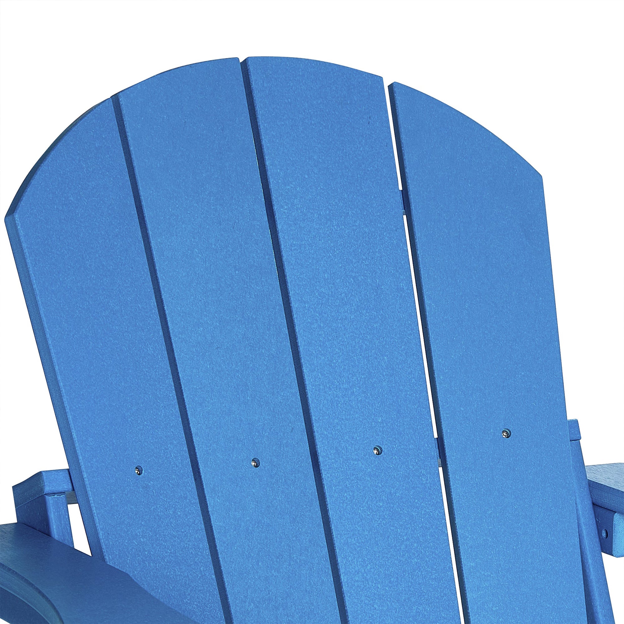 WestinTrends Malibu Outdoor Patio HDPE Folding Adirondack Chair, Pacific Blue