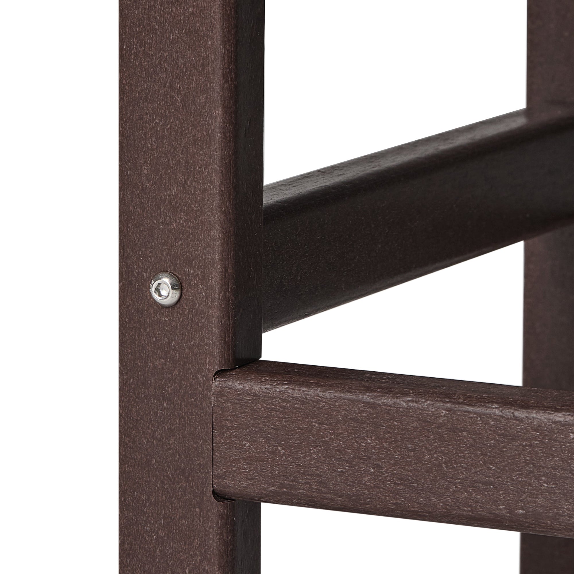 WestinTrends Malibu 14-Inch Square Outdoor Side Table for Adirondack Chair