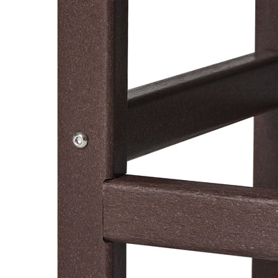 WestinTrends Malibu 14-Inch Square Outdoor Side Table for Adirondack Chair