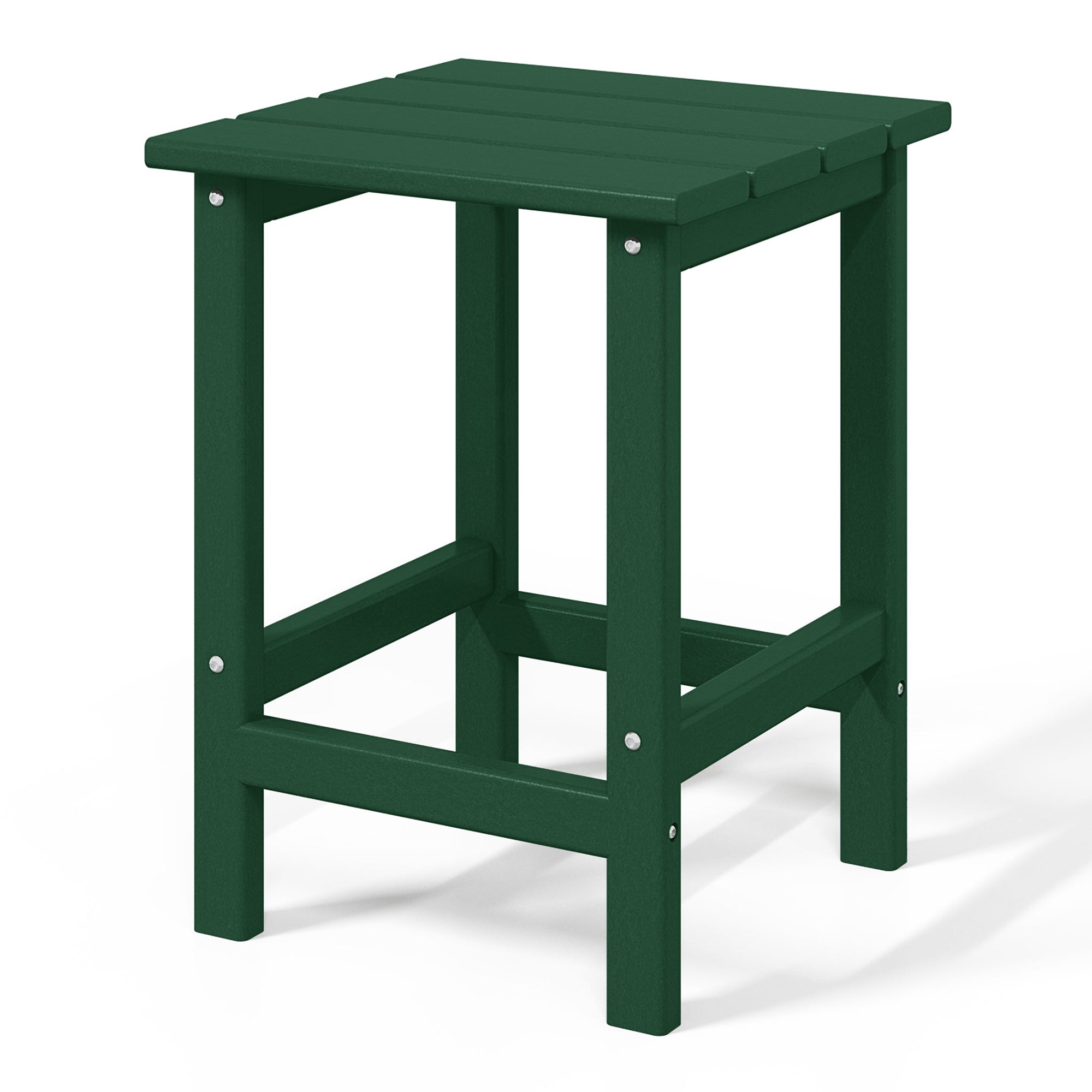 WestinTrends Malibu 14-Inch Square Outdoor Side Table for Adirondack Chair