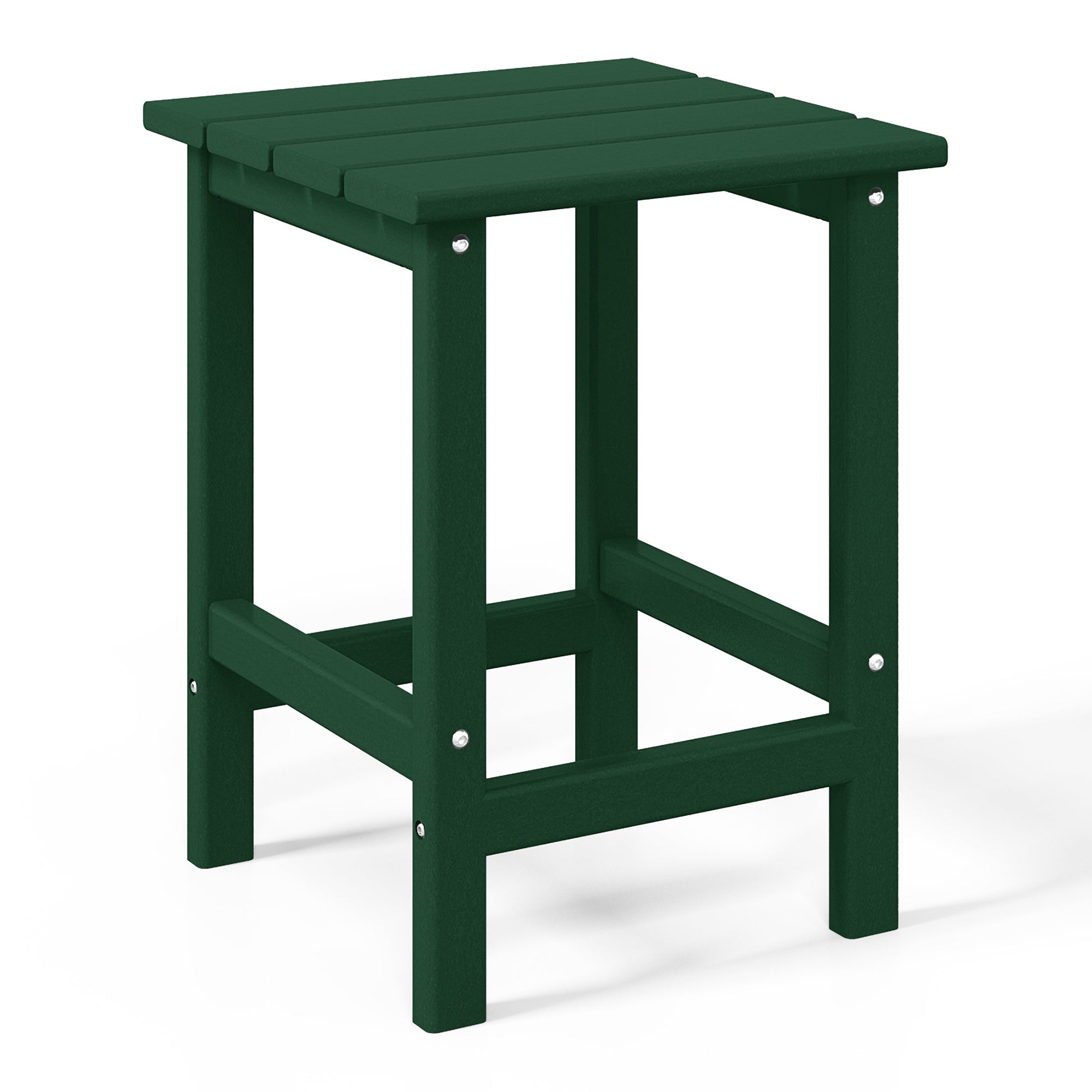 WestinTrends Malibu 14-Inch Square Outdoor Side Table for Adirondack Chair