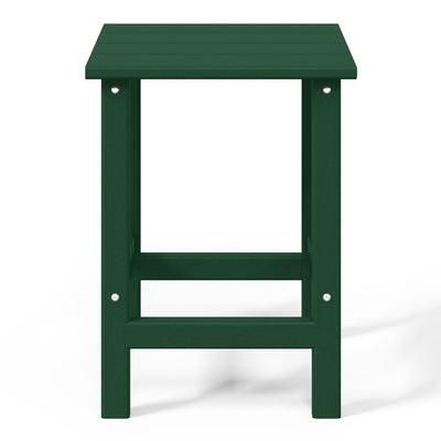 WestinTrends Malibu 14-Inch Square Outdoor Side Table for Adirondack Chair