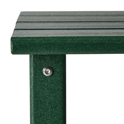 WestinTrends Malibu 14-Inch Square Outdoor Side Table for Adirondack Chair