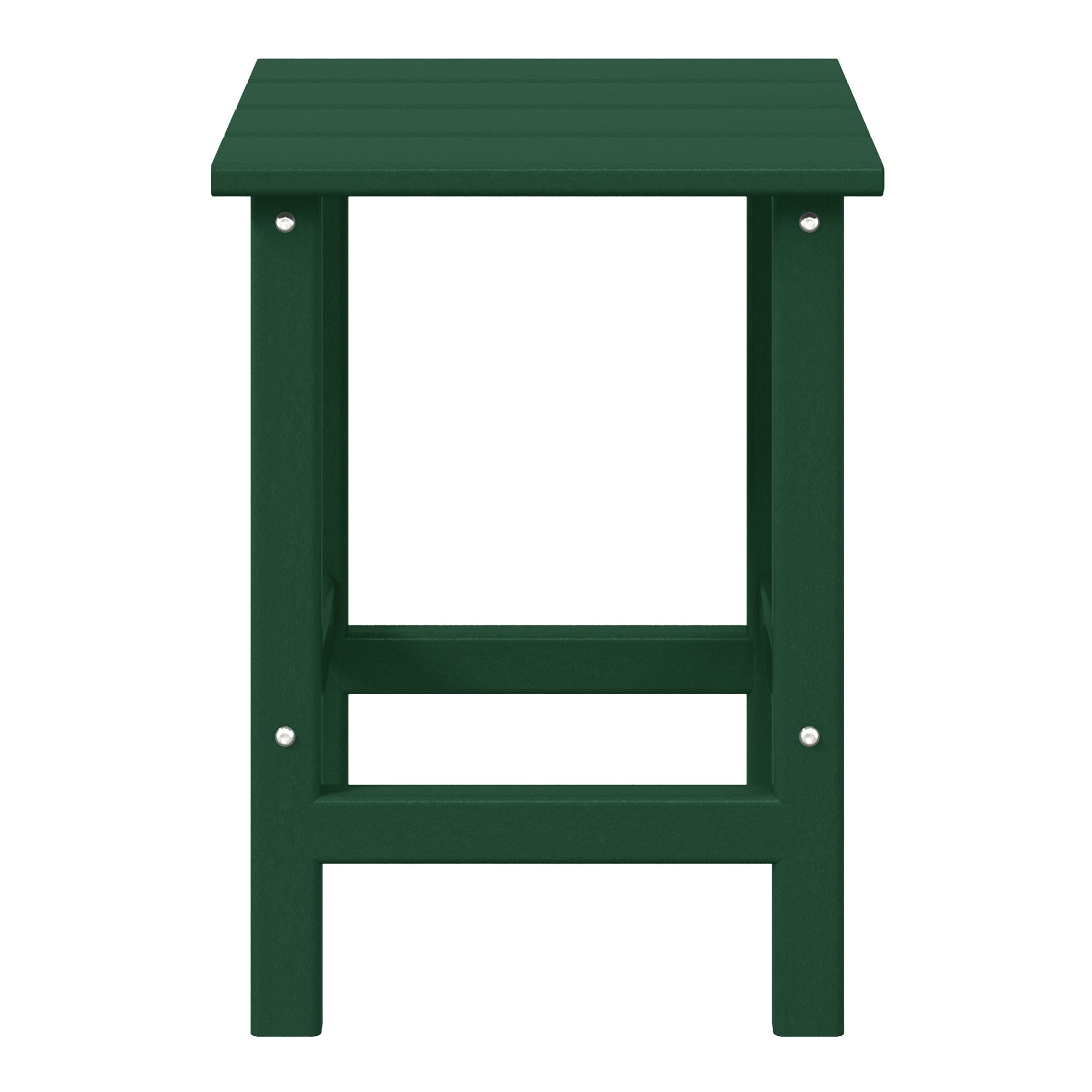 WestinTrends Malibu 14-Inch Square Outdoor Side Table for Adirondack Chair