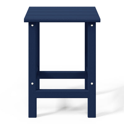 WestinTrends Malibu 14-Inch Square Outdoor Side Table for Adirondack Chai