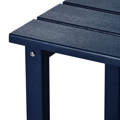 WestinTrends Malibu 14-Inch Square Outdoor Side Table for Adirondack Chai