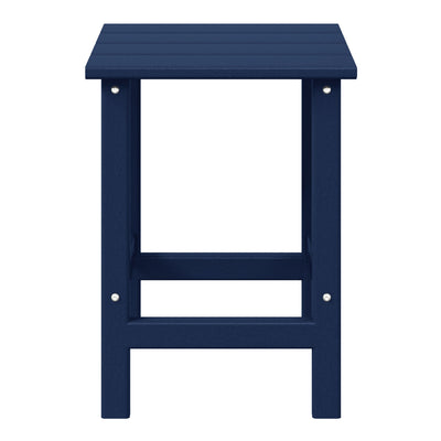 WestinTrends Malibu 14-Inch Square Outdoor Side Table for Adirondack Chai
