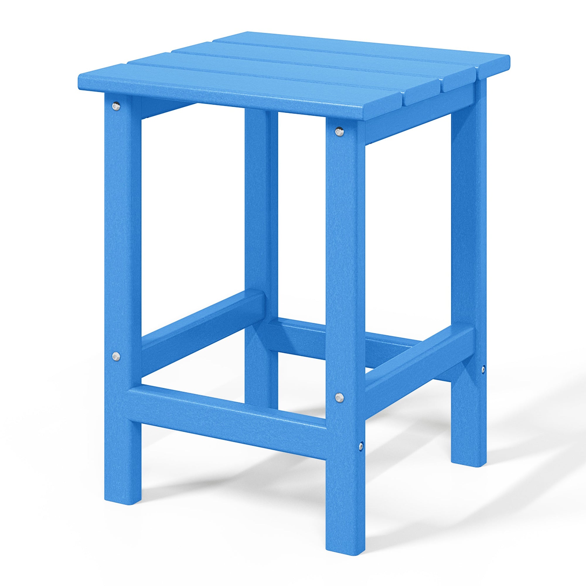 WestinTrends Malibu 14-Inch Square Outdoor Side Table for Adirondack Chair