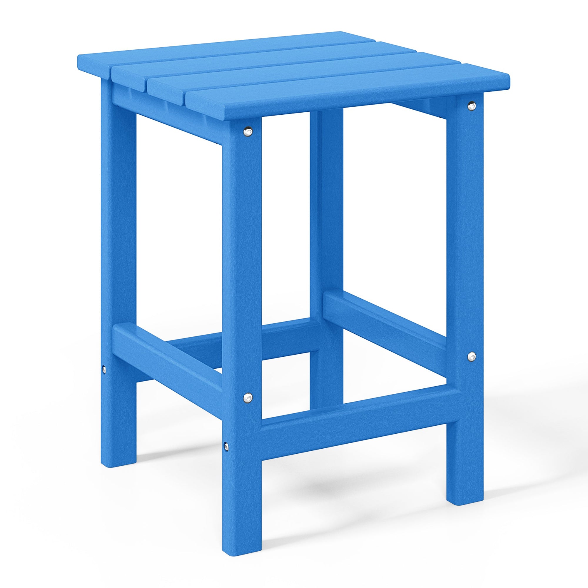 WestinTrends Malibu 14-Inch Square Outdoor Side Table for Adirondack Chair