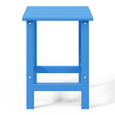 WestinTrends Malibu 14-Inch Square Outdoor Side Table for Adirondack Chair