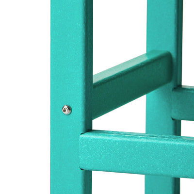 WestinTrends Malibu 14-Inch Square Outdoor Side Table for Adirondack Chair