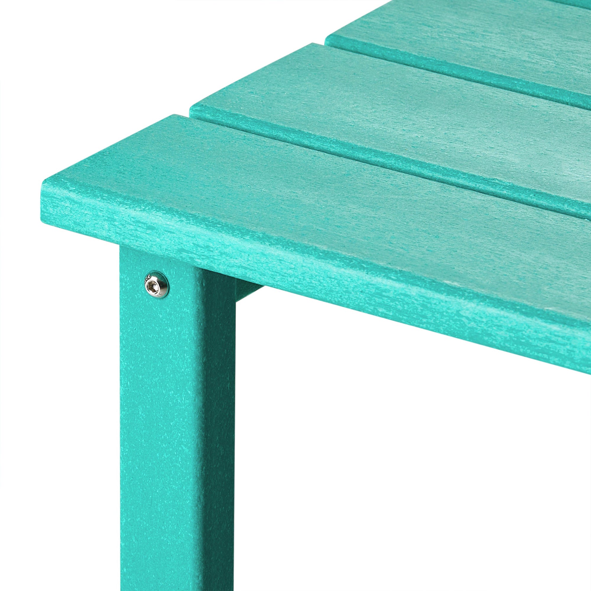 WestinTrends Malibu 14-Inch Square Outdoor Side Table for Adirondack Chair