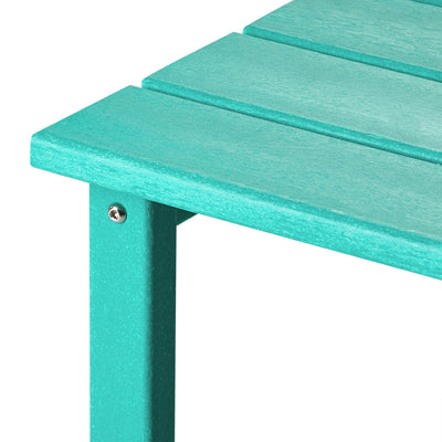 WestinTrends Malibu 14-Inch Square Outdoor Side Table for Adirondack Chair