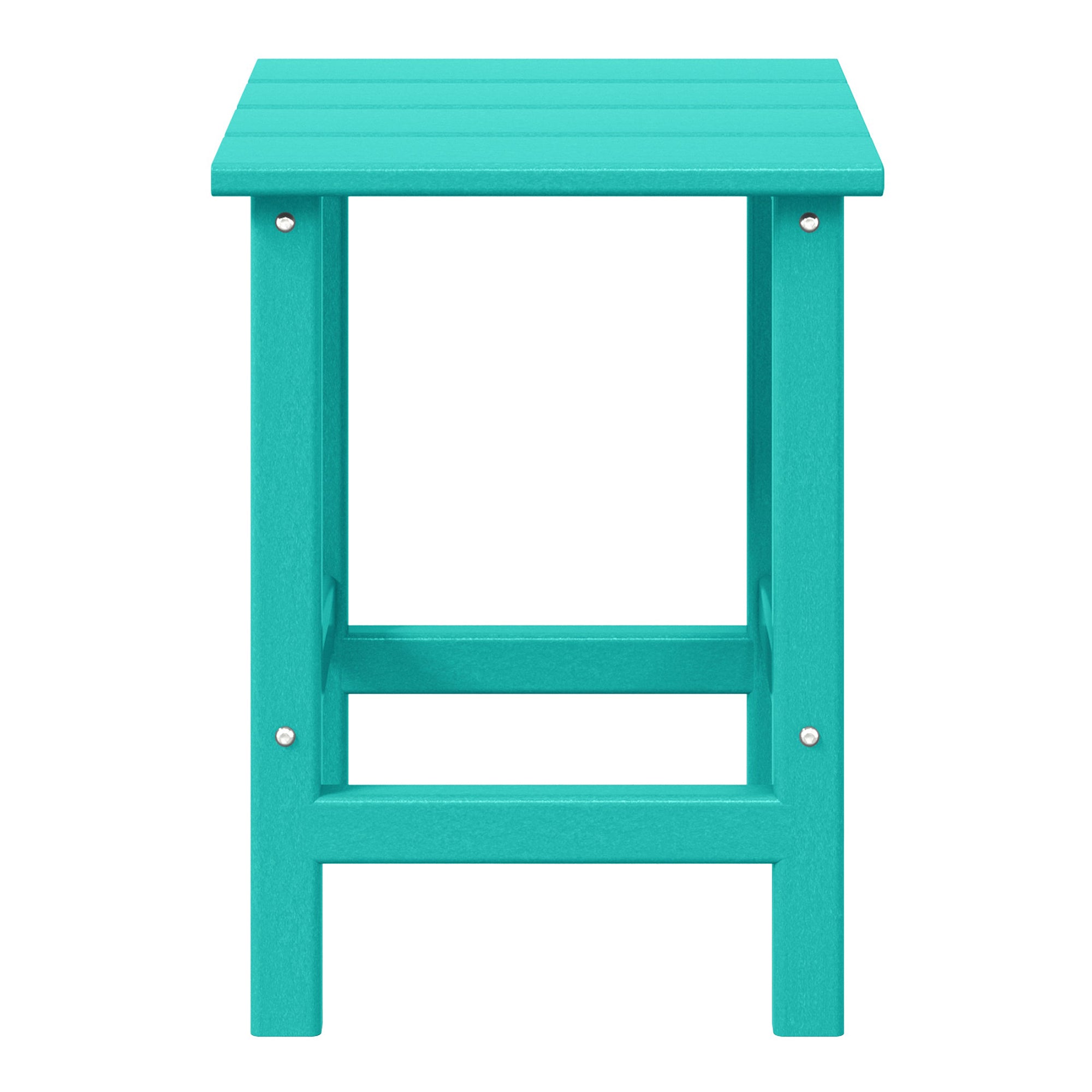 WestinTrends Malibu 14-Inch Square Outdoor Side Table for Adirondack Chair